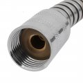 Uxcell 20mm F1 G1 2 Thread 2m Long Stainless Steel Handheld Shower Hose Pipe