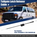 X Autohaux Rear Cargo Door Latch Release Cable For Ford E-150 E-250 E-350 E-450 Econoline Super Duty Expedition 1992-2019