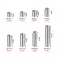 Uxcell Slotted Set Grub Screws M4 Metric 304 Stainless Steel Flat Point Assortment Kit 1set 100pcs