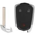 Aintier For Smart Key Caseless Entry Remote Compatible Cadillac Cts Xts 2014-2019 Ats 2015-2019 Replacement Hyq2eb 1x Key Fob