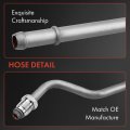A-premium Power Steering Hose Return Line Assembly Compatible With Kia Rio 2001-2002 L4 1 5l From Gear Intermediate Pipe 2-pc