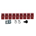 1965 1966 Chevrolet Full Size Impala 3 8 In Fuel Line And 1 4 Return Clips 13pc Kit Cif306 
