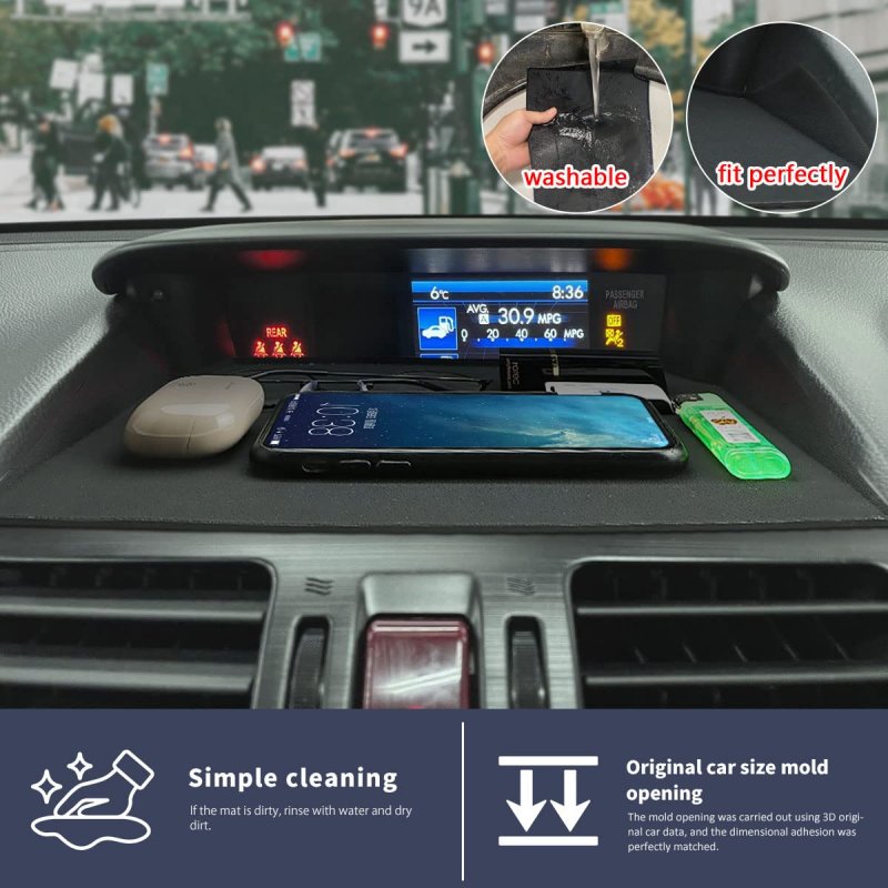 Dashboard Mat For Subaruester 2014-2018 Crosstrek 2012-2017 For Impreza 2012-2016 Accessories Car Interior 3d Silicone Dash Pad