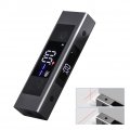 Digital Inclinometer Protractor Angle Measure Laser Ruler With Dual Screen Bi Directional Red Light Marking And Support Bracket