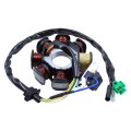 8 Pole Coil Magneto Stator Ignition For Gy6 125cc 150cc Engine Atv Scooter Go Kart Quad Dirt Bike Buggy Moped 