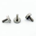 M5 Knurled Thumb Screws Thin Type Equipment Case Manual Control Screw Stainless Steel 6 Pieces M5 X 8 Mm