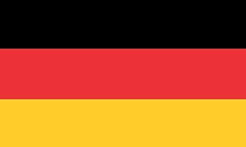 Stickertalk German Flag Magnet 5 Inches By 3