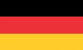 Stickertalk German Flag Magnet 5 Inches By 3 