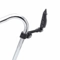 Xkh Group Motorcycle Black Long Angled Adjustable Peg Mounting Kit Stiletto Shape Footrest Foot Pegs For V-star Roadstar Suzuki