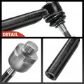 A-premium Set Of 4 Front Inner Outer Tie Rod End Kit Compatible With 2007-2014 Chevy Avalanche Silverado 1500 Suburban Tahoe