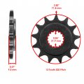 Caltric Front And Rear Sprockets Kit Compatible With Honda Cr250r 1992-1995 2005 2006 2007 2008