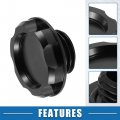 A Absopro Car Oil Filler Cap Engine Modified Tank Cover For Acura Integra Gs Ls 1990-2001 Gs-r 1992-2001 Black