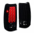 Led Tail Brake Lights Lamps Black Smoke For 1999-2002 Chevy Silverado 1999-2006 Gmc Sierra 
