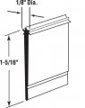 Prime-line M 6023 1-1 2 X 36 In Vinyl Swinging Shower Door Sweep Single Pack