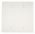 Leviton Pj23-w 2-gang No Blank Wallplate Midway Size White 