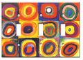 Art Plates Triple Gang Toggle Switch Plate Kandinsky Farbstudie Quadrate 