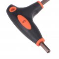 Uxcell 5mm Ball End Hex Key T-handle Wrench Spanner Metric S2 Steel 2 Pcs