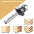 1 8 In Radius Roundover Router Bit 4 Shank Carbide Tipped Edge Forming Beading For Woodworking B2305