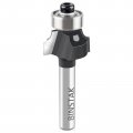 1 8 In Radius Roundover Router Bit 4 Shank Carbide Tipped Edge Forming Beading For Woodworking B2305