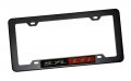 Erpart Black Carbon Fiber Look License Plate Tag Frame With 5 7l Lt1 Red Engine Emblem Badge Nameplate Aluminum Compatible Gm