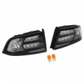 Kuafu Tail Lights Compatible With 2004-2008 Honda Acura Tl Rear Lamps Taillights Driver And Passenger Side Clear Lens Black