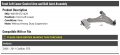 Front Left Driver Side Lower Control Arm And Ball Joint Assembly Compatible With 2006-2011 Cadillac Dts