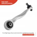 A-premium 2 X Front Rearward Upper Control Arm With Ball Joint Bushing Compatible Audi A6 06-11 Quattro 05-11 A8 04-10 S6 07-08