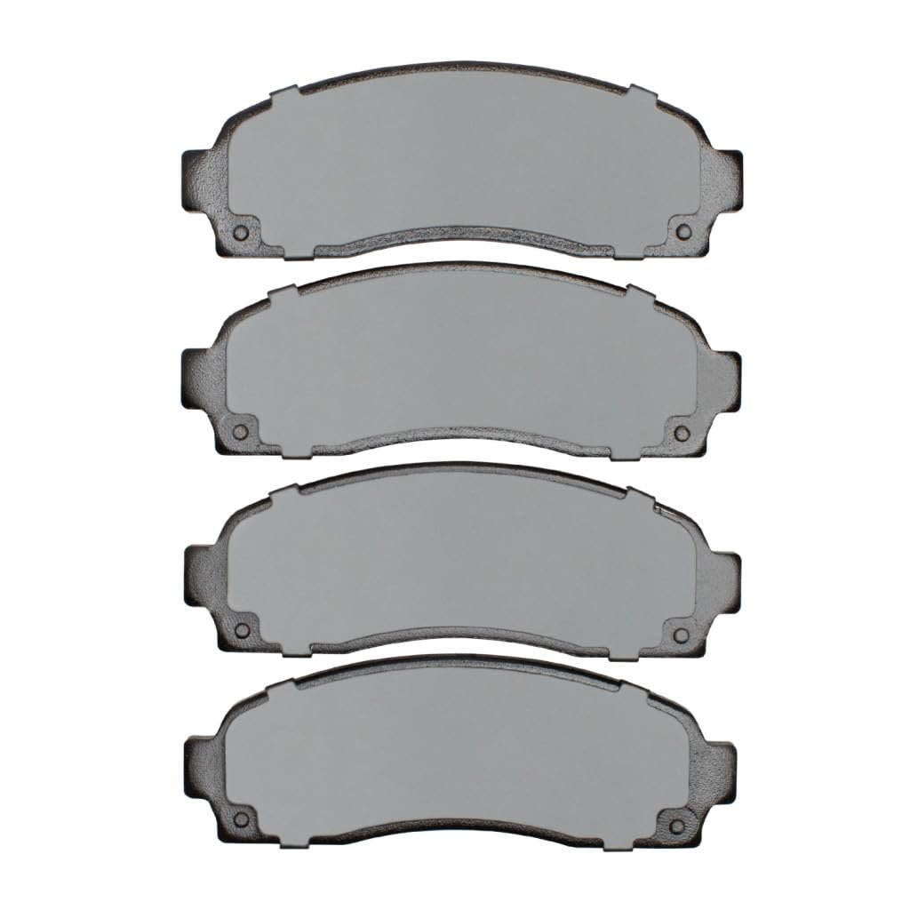 Front Brake Pads For Ford Explorer Sport Trac And 2001 2002 Semi Metallic Mechanical Wear Sensor 2 10 In Inner Height