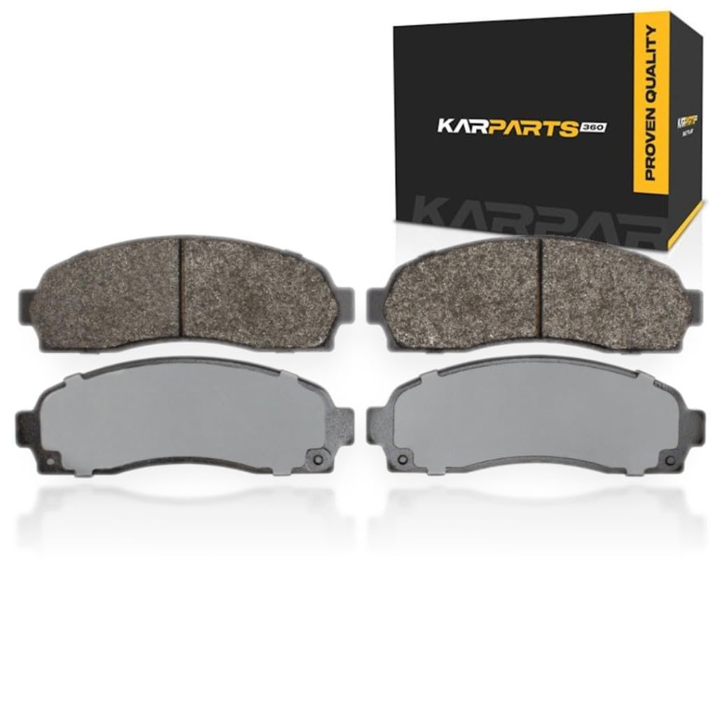 Front Brake Pads For Ford Explorer Sport Trac And 2001 2002 Semi Metallic Mechanical Wear Sensor 2 10 In Inner Height