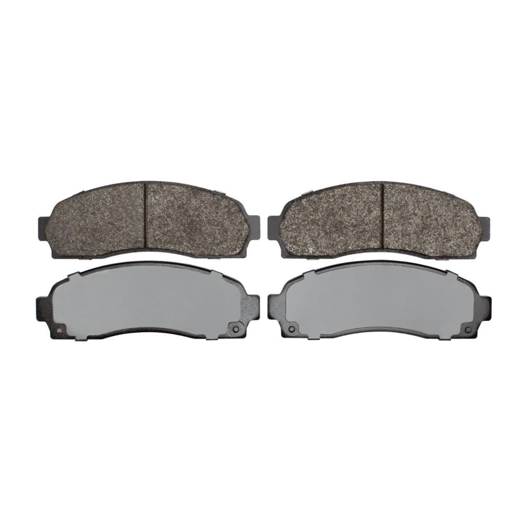 Front Brake Pads For Ford Explorer Sport Trac And 2001 2002 Semi Metallic Mechanical Wear Sensor 2 10 In Inner Height