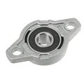 Uxcell 2pcs Kfl000 10mm Zinc Alloy Self Aligning Pillow Block Flange Bearing