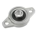 Uxcell 2pcs Kfl000 10mm Zinc Alloy Self Aligning Pillow Block Flange Bearing
