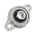 Uxcell 2pcs Kfl000 10mm Zinc Alloy Self Aligning Pillow Block Flange Bearing