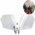 Httmt Wco- Adjustable Clip On Windshield Extension Spoiler Wind Deflector For Motorcycle