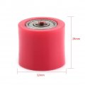 Fydun Chain Pulley Roller Slider Tensioner Wheel Guide 8mm 10mm For Street Bike Motorcycle Atv Red-10mm