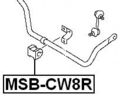 Rear Stabilizer Bushing D20 Msb-cw8r For 4156a028 5172 58 Position Drivers Side Rubber Part 