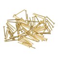 280pcs Small Tiny Nails 1 2x20mm Dxl Brass Hardware Round Head Nail For Wooden Diy Projects Decorative Boxes Household Tone 