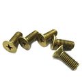 M2 X 8mm Phillips Flat Countersunk Head Machine Screwsbrassmetricfull Threadright Handpk 100