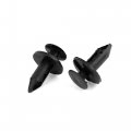 Uxcell 100 Pcs Car 8mm Hole Plastic Rivet Fender Bumper Clips Fastner