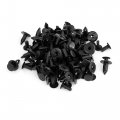 Uxcell 100 Pcs Car 8mm Hole Plastic Rivet Fender Bumper Clips Fastner
