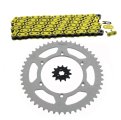 1996-1997 2000-2002 Fits Kawasaki Kx125 125 Yellow Chain And Sprocket 12 51 112l 