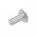 Uxcell Flanged Button Head Socket Cap Screws M8x20mm Hex Drive 304 Stainless Steel Fasteners Bolts Fully Threaded Machine Screw