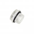 Flyshop M16 X 1 5 Male Threaded Clear Plastic Air Compressor Fittings Oil Level Sight Glass With O-ring 4pcs
