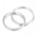 X Autohaux 4pcs Od 64 1mm To Id 57 Aluminum Alloy Car Auto Hub Centric Rings Wheel Bore Center Spacer Replacement