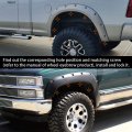 G-plus Universal Fender Flares Screw Bolt Hardware Kit Compatible With Chevy Pocket Rivet Style Stainless Steel Front Rear