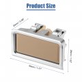 X Autohaux 2216800096 Center Armrest Box Button Switch For Mercedes-benz W221 S-class 2005-2013 Plastic Beige Silver Tone