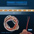 Uxcell 4pcs 17 7 Inch Led Strip Light Decoration Cuttable Waterproof Blue Still For Car Truck Cargo Trailer Rv Motorcycle