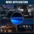 Uxcell 4pcs 17 7 Inch Led Strip Light Decoration Cuttable Waterproof Blue Still For Car Truck Cargo Trailer Rv Motorcycle