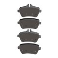 Disc Brake Pads For Mercedes Benz Sl550 2013 2020 Front Electronic Wear Sensor Low Metallic 2 58 In Inner Pad Height Alx Pau Df 