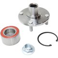 Wheel Hub Assembly For Ford Focus 2000 To 2011 Front Driver Or Passenger Side 4 Lug X 25 In Bolt Pattern 6s4z1215b